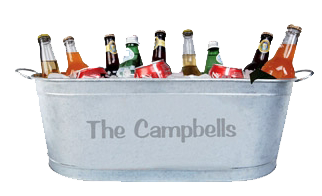 Custom Ice Beer Tub Personalized Metal Galvanized